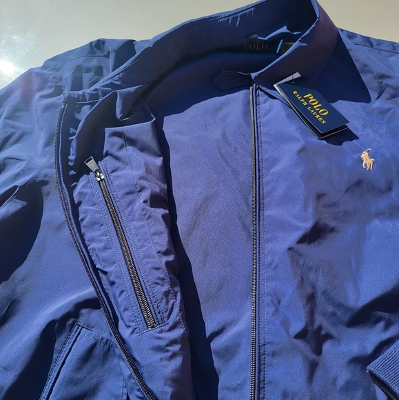 BRAND NEW WITH TAGS MEN'S POLO FULL-ZIP WINDBREAKER XXL - Picture 5 of 6